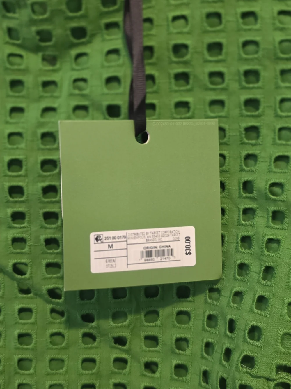 kate spade Bright Green Eyelet Crop Top